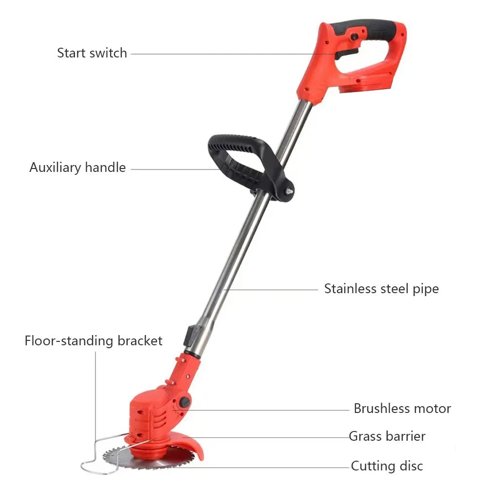 Lithium lawn mower grass cutter