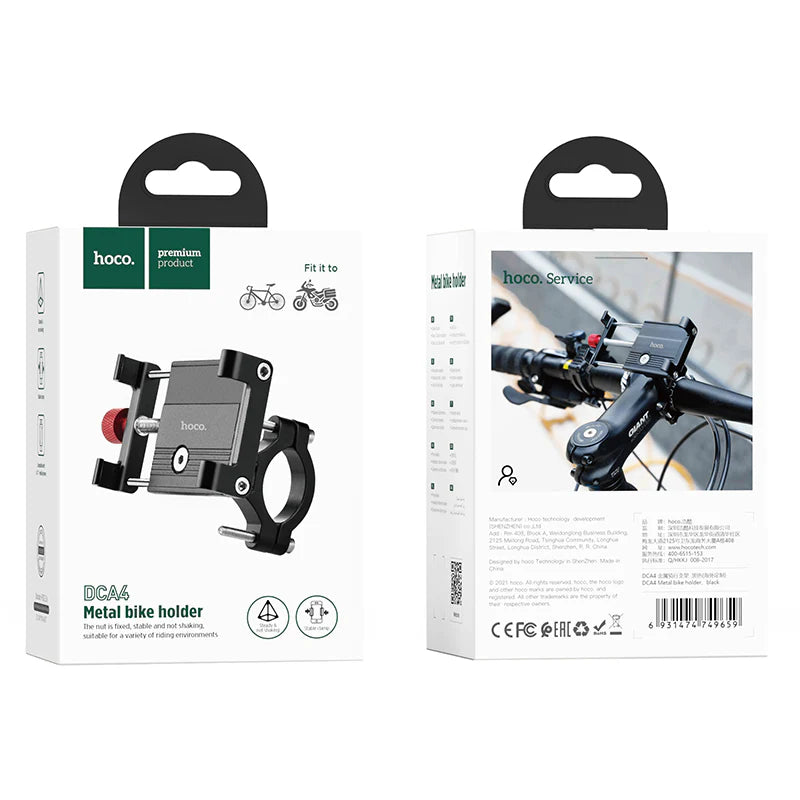 Metal bike phone holder