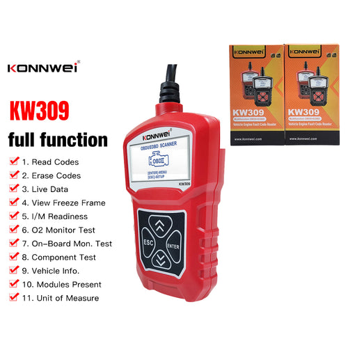 Konnwei KW 309 vehicle engine fault code reader