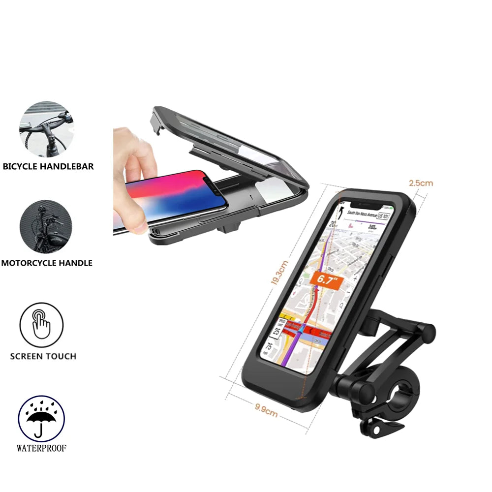 M3 waterproof bike phone holder