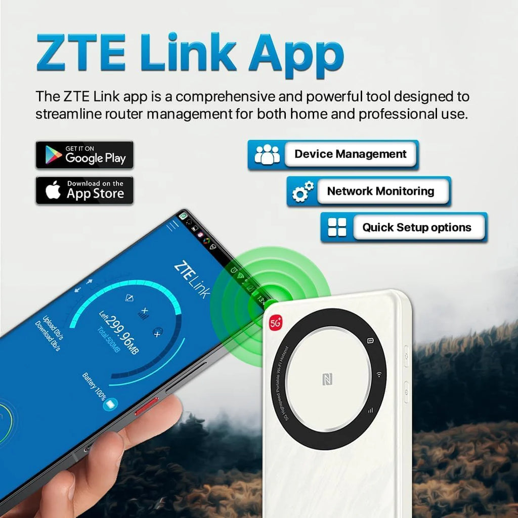 ZTE U30 AIR MIFI PORTABLE ROUTER 5G